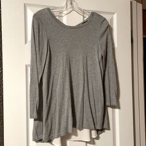 Loft knit/woven top